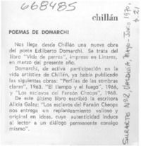 Poemas de Domarchi. Poemas de Domarchi.