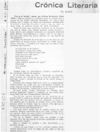 Crónica literaria Crónica literaria