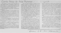 Camilo Pérez de Arce Plummer. Camilo Pérez de Arce Plummer.