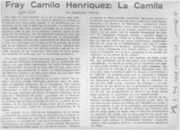 Fray Camilo Henríquez: La Camila Fray Camilo Henríquez: La Camila