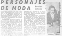 Personajes de moda. Personajes de moda.