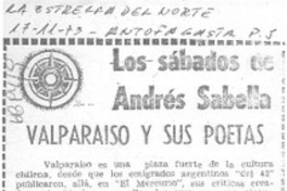 Valparaíso y sus poetas. Valparaíso y sus poetas.