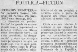 Política-ficción. Política-ficción.