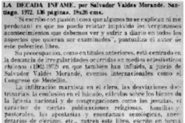 La década infame. La década infame.