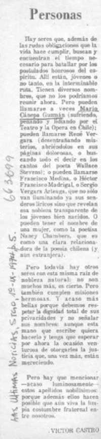 Personas Personas