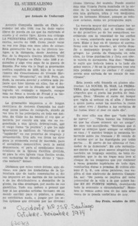 El surrealismo alegórico El surrealismo alegórico