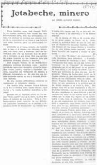 Jotabeche, minero Jotabeche, minero