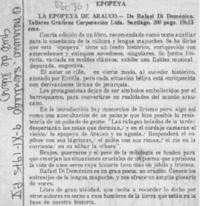 La epopeya de Arauco La epopeya de Arauco