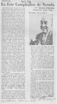 En este cumpleaños de Neruda En este cumpleaños de Neruda