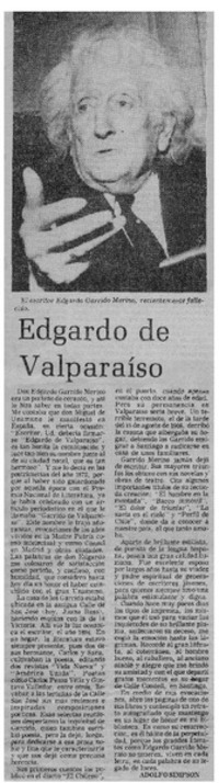 Edgardo de Valparaíso Edgardo de Valparaíso