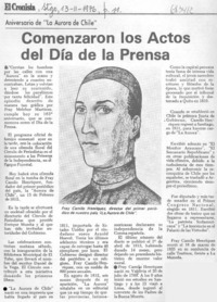 Comenzaron los actos del día de la prensa. Comenzaron los actos del día de la prensa.