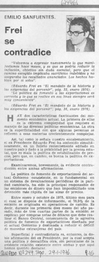 Frei se contradice Frei se contradice