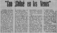Con Chiloé en las venas" Con Chiloé en las venas"