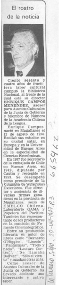 El rostro de la noticia. El rostro de la noticia.
