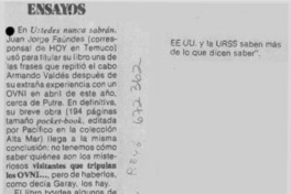 Ensayos. Ensayos.