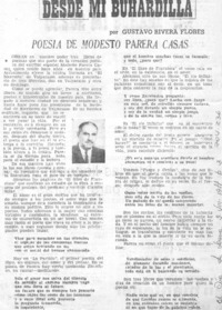 Poesía de Modesto Parera Casas Poesía de Modesto Parera Casas