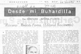 "Máscaras", Modesto Parera "Máscaras", Modesto Parera