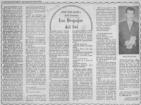 Los despojos del sol Los despojos del sol