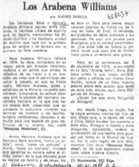 Los Arabena Williams Los Arabena Williams