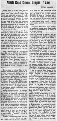 Alberto Rojas Giménez cumplió 77 años Alberto Rojas Giménez cumplió 77 años