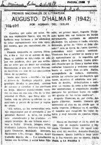 Augusto D'Halmar (1942) Augusto D'Halmar (1942)