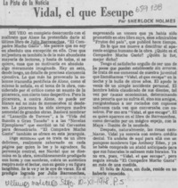 Vidal, el que escupe Vidal, el que escupe