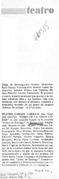 Tetro Carlos Cariola Tetro Carlos Cariola