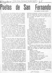Poetas de San Fernando Poetas de San Fernando