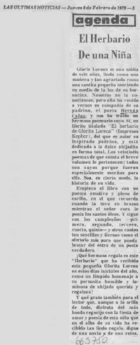 El herbario de una niña El herbario de una niña