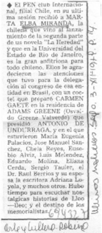 Elba Miranda. Elba Miranda.