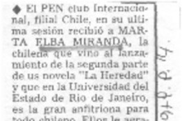 Elba Miranda. Elba Miranda.