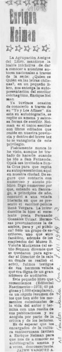 Enrique Neiman Enrique Neiman