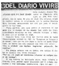 ¡Claro que no hay edad! ¡Claro que no hay edad!