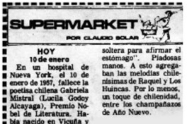 Hoy 10 de enero Hoy 10 de enero