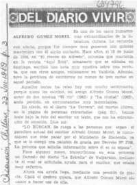 Alfredo Gómez Morel Alfredo Gómez Morel