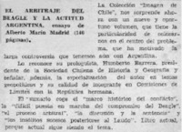 El arbitraje del Beagle y la actitud argentina El arbitraje del Beagle y la actitud argentina