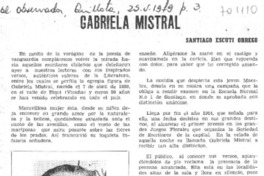 Gabriela Mistral Gabriela Mistral