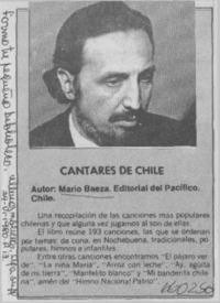 Cantares de Chile. Cantares de Chile.