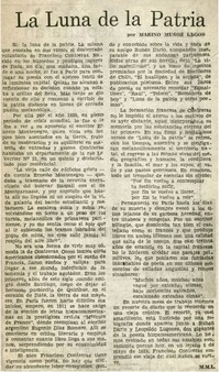 La luna de la patria La luna de la patria