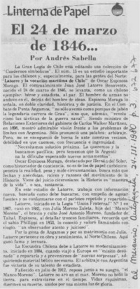 El 24 de marzo de 1846-- El 24 de marzo de 1846--