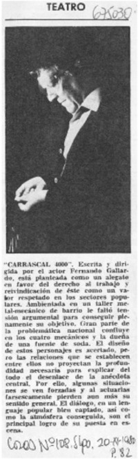 "Carrascal 4000". "Carrascal 4000".