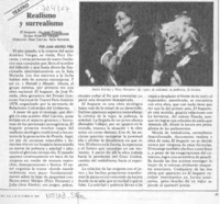 Realismo y surrealismo Realismo y surrealismo
