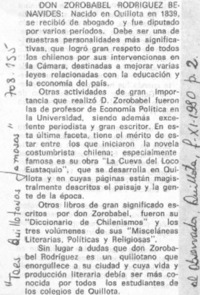 Don Zorobabel Rodríguez Benavides. Don Zorobabel Rodríguez Benavides.