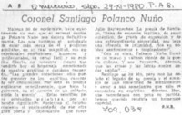 Coronel Santiago Polanco Nuño Coronel Santiago Polanco Nuño
