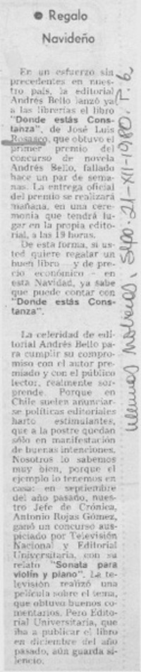 Dónde estás Constanza. Dónde estás Constanza.
