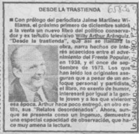 Desde la trastienda. Desde la trastienda.