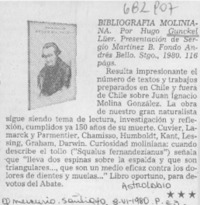 Bibliografía moliniana. Bibliografía moliniana.