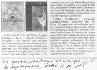 Comunicación activa. Comunicación activa.