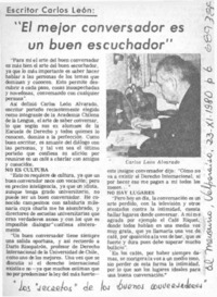 El mejor conversador es un buen escuchador". El mejor conversador es un buen escuchador".