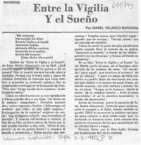 Entre la vigilia y el sueño Entre la vigilia y el sueño
